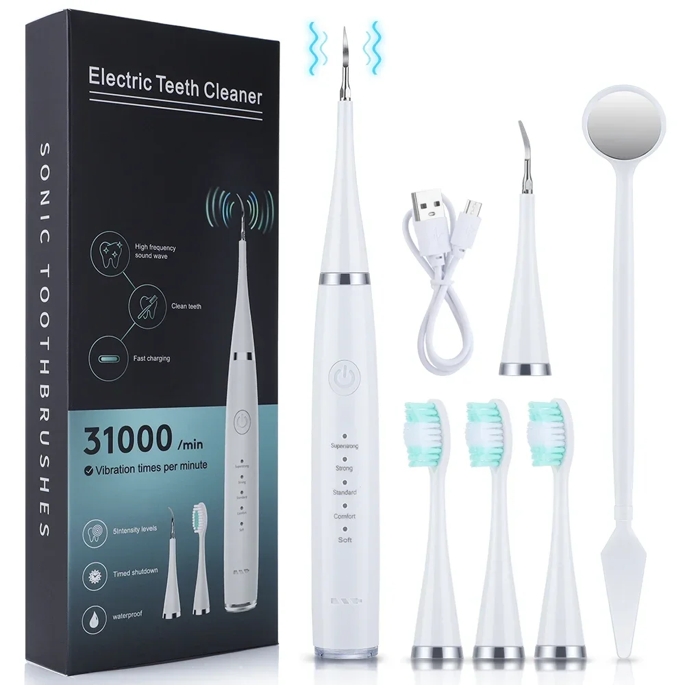 Teeth Whitening Kit Professional - Diş Temizliği için Ultrasonik Scaler Tartar