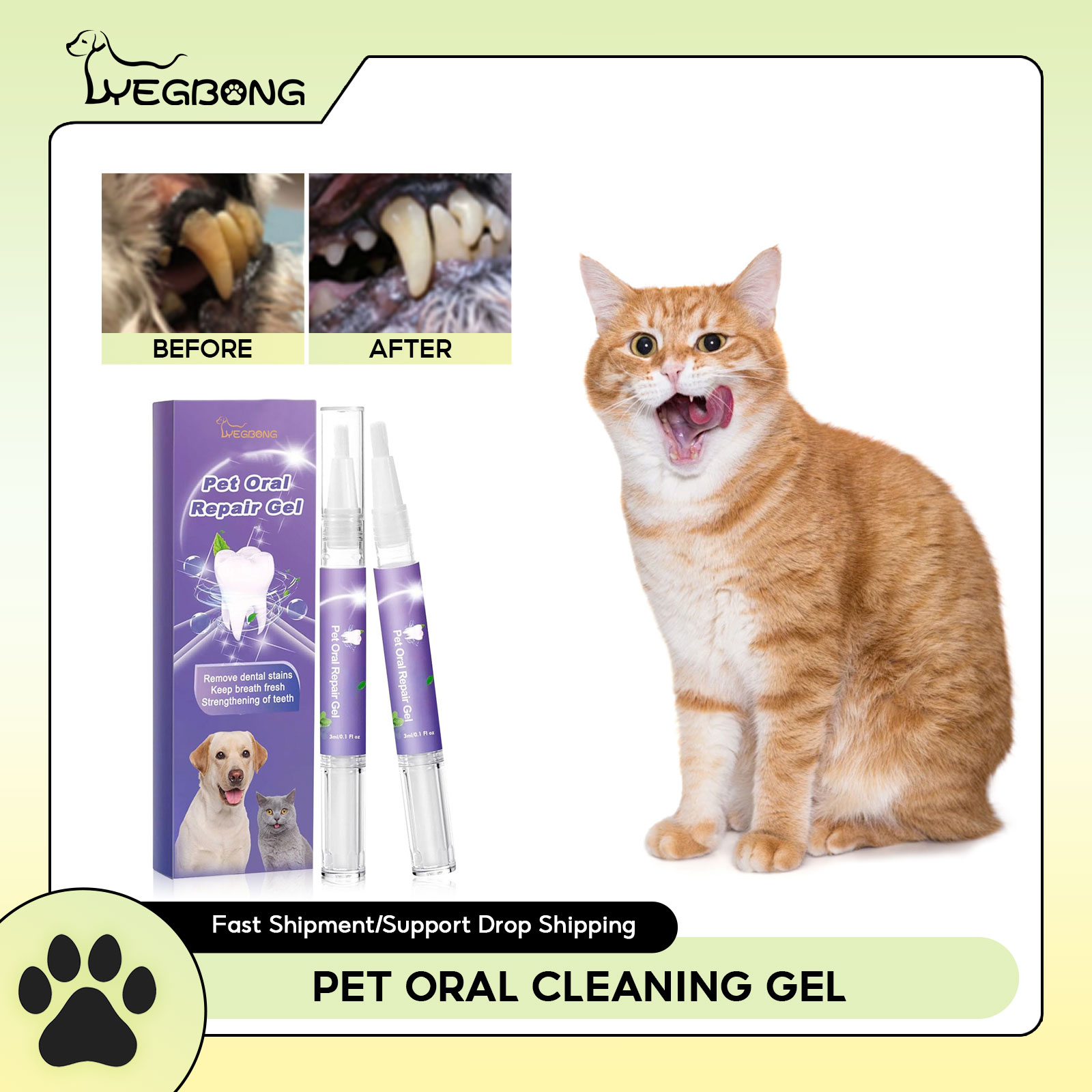 Teeth Whitening Diy - Pet Oral Onarım Jeli Yavru Tartar