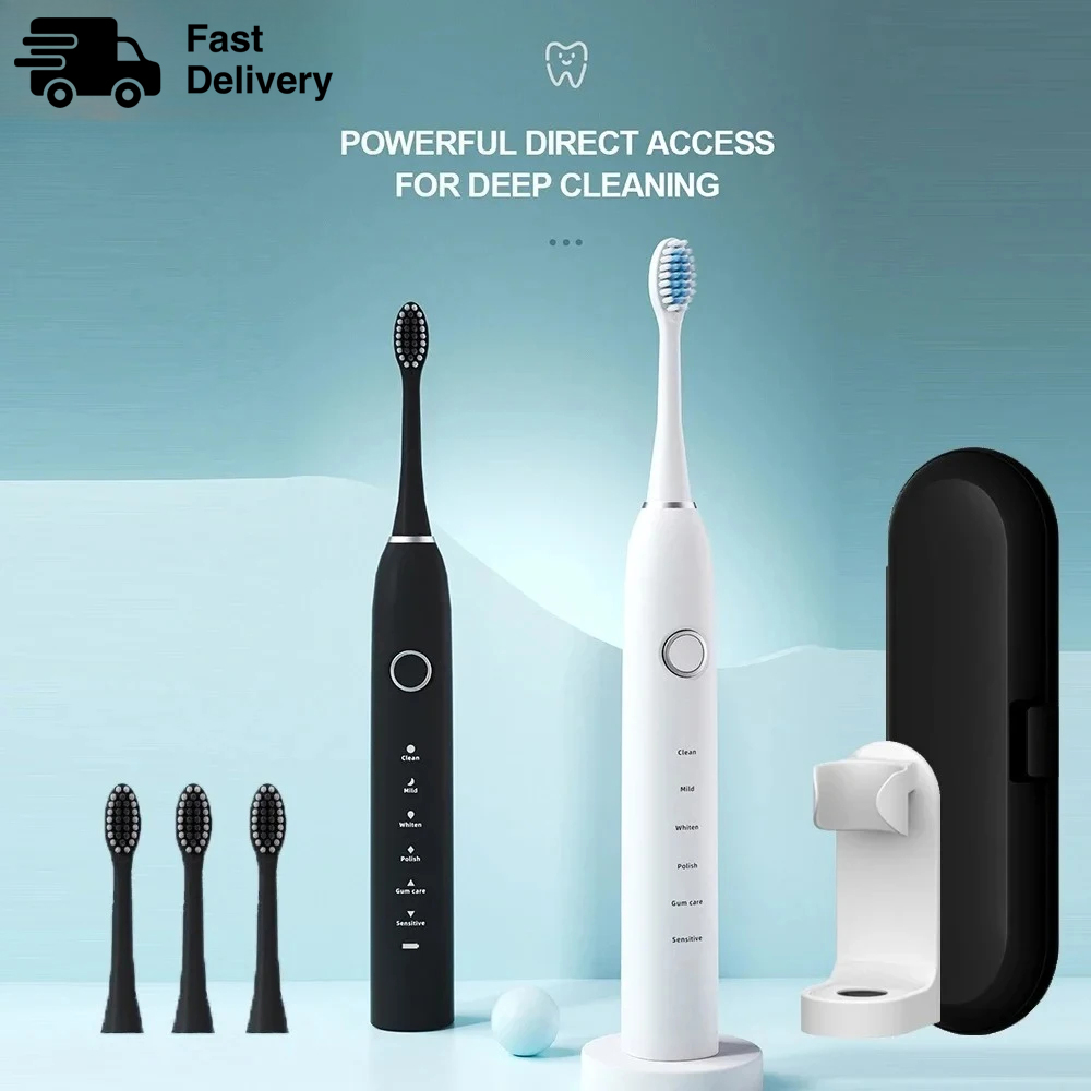 Teeth Whitening Toothbrush - KLXKLX Sonic Elektrikli Diş Fırçası IPX7