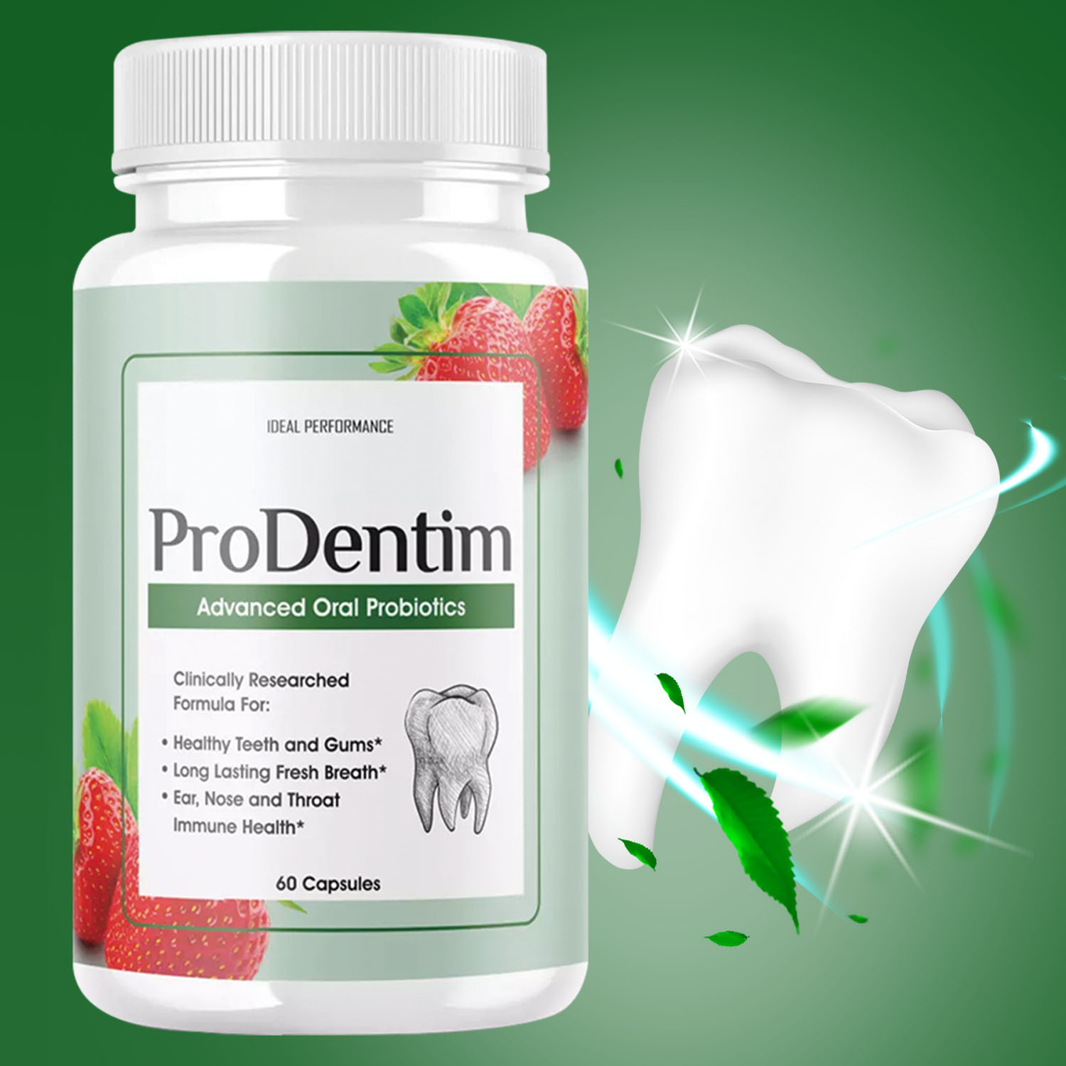 Teeth Whitening Promotion - Gelişmiş Ağız Probiyotikleri - Nefesi Tazeleştirir,