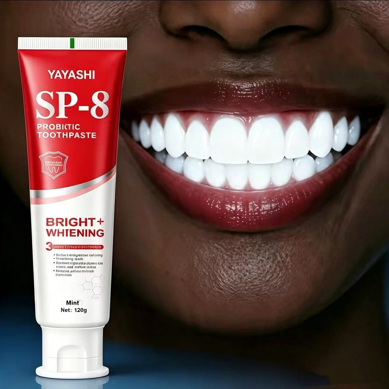 Teeth Whitening Toothpaste - YAYASHI SP-8 Probiyotik Beyazlatıcı ve Leke