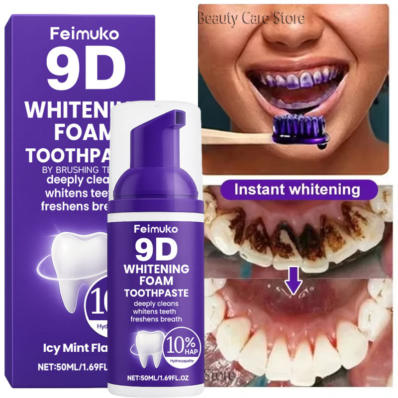 9D Mor Diş Beyazlatıcı Diş Mac - Teeth Whitening Toothpaste incelemesi ve fiyatı