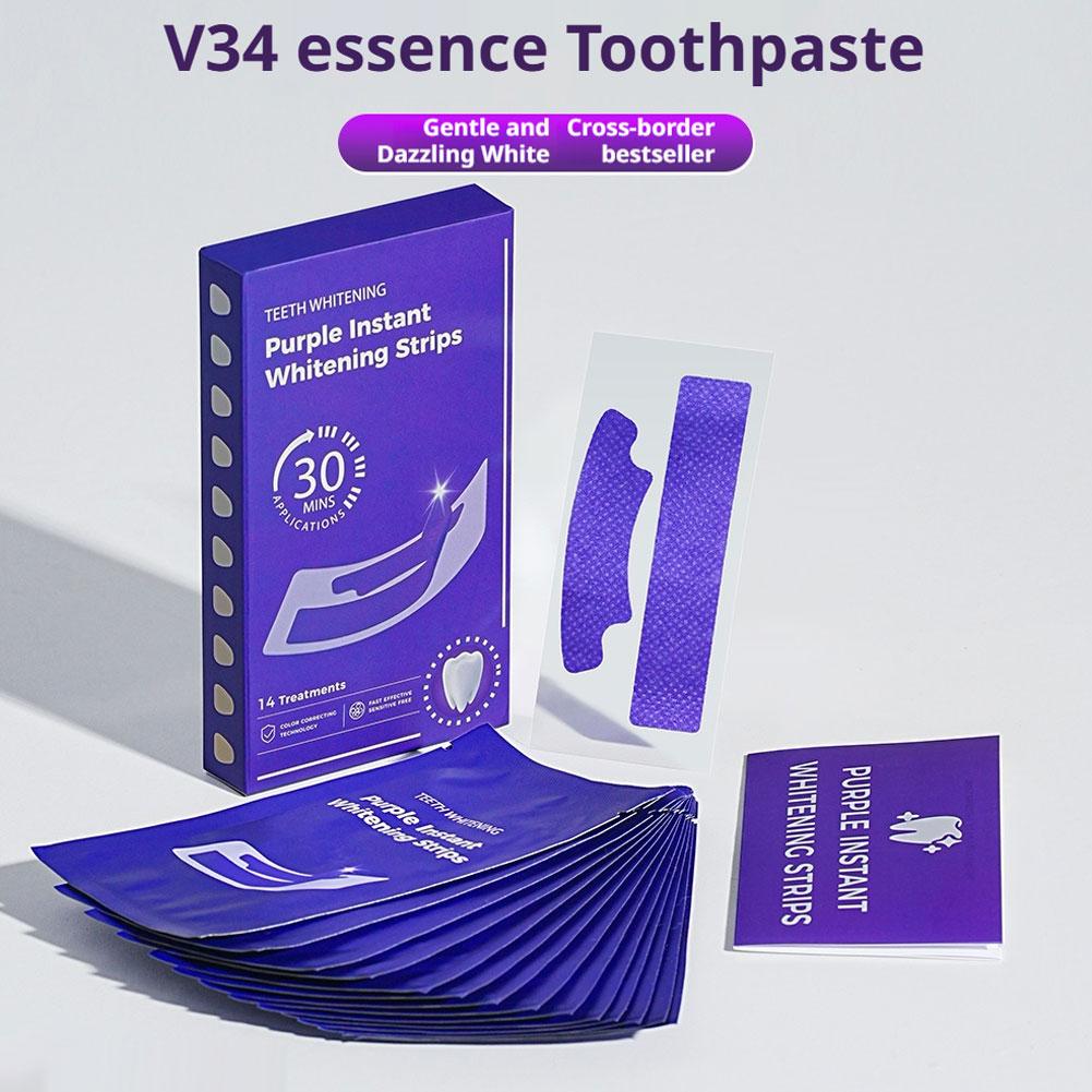 14/28/42 adet V34 mor diş beya - Teeth Whitening At Home Kit incelemesi ve fiyatı