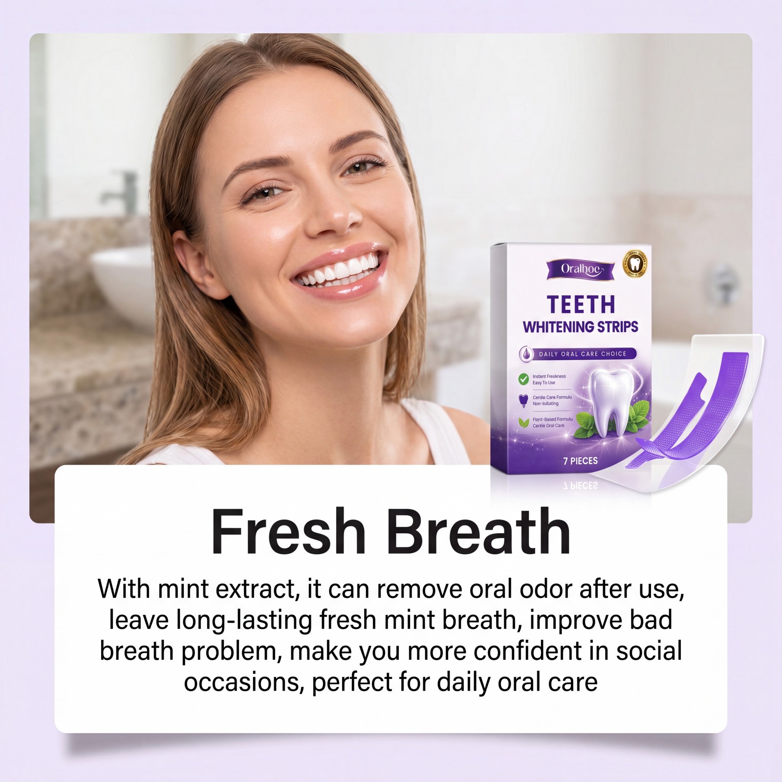Mor Diş Beyazlatma Şeritleri 7 - Teeth Whitening Strips Permanent incelemesi ve fiyatı