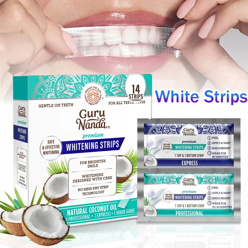 1/2/3 kutu hindistan cevizi ya - Teeth Whitening Strips Permanent incelemesi ve fiyatı